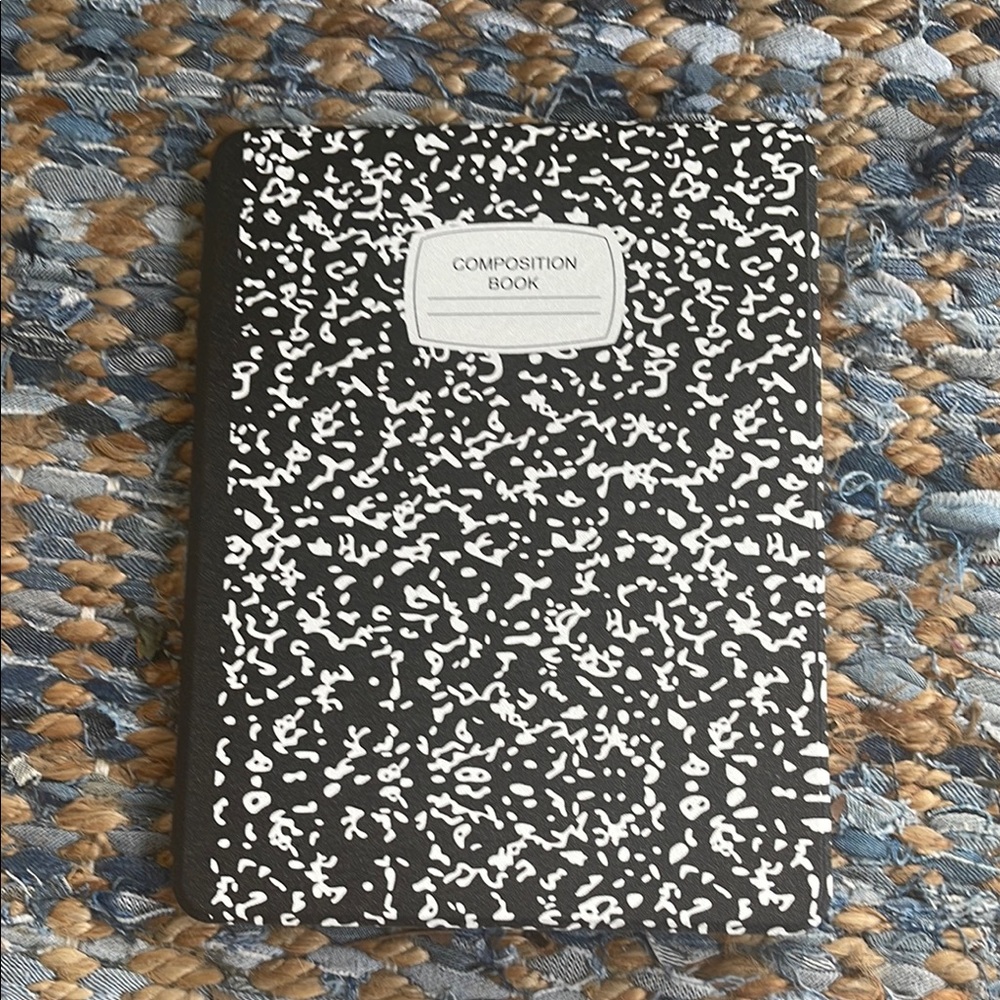 Composition book style case for Ipad 10” NEW
